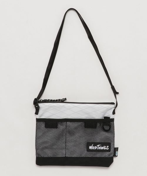 WILD THINGS(ワイルドシングス)の「WILDTHINGS / ワイルドシングス SACOCHE SHOULDER(ショルダーバッグ・レディース・ブラック/オレンジ/ベージュ/ホワイト/ターコイズブルー/カモフラージュ/パープル・FREE)」の11枚目の写真