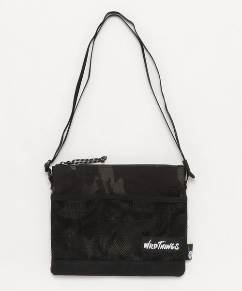 WILD THINGS(ワイルドシングス)の「WILDTHINGS / ワイルドシングス SACOCHE SHOULDER(ショルダーバッグ・レディース・ブラック/オレンジ/ベージュ/ホワイト/ターコイズブルー/カモフラージュ/パープル・FREE)」の15枚目の写真