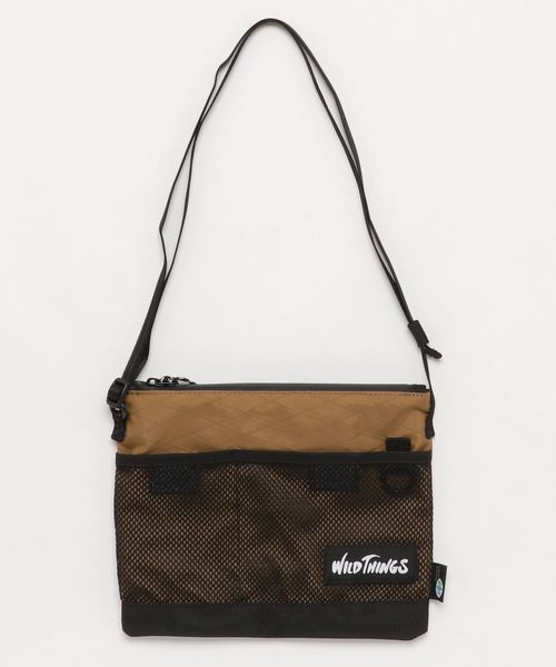 WILD THINGS(ワイルドシングス)の「WILDTHINGS / ワイルドシングス SACOCHE SHOULDER(ショルダーバッグ・レディース・ブラック/オレンジ/ベージュ/ホワイト/ターコイズブルー/カモフラージュ/パープル・FREE)」の21枚目の写真