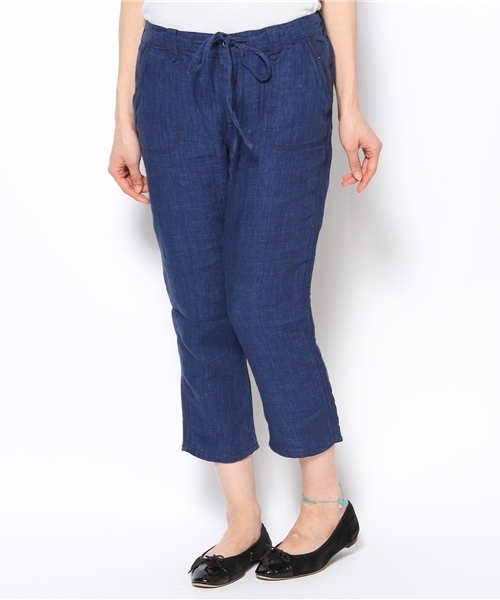 coen（コーエン）の「フレンチリネンイージーパンツ（その他パンツ・レディース・Navy/Nat・MEDIUM/LARGE）」の3枚目の写真