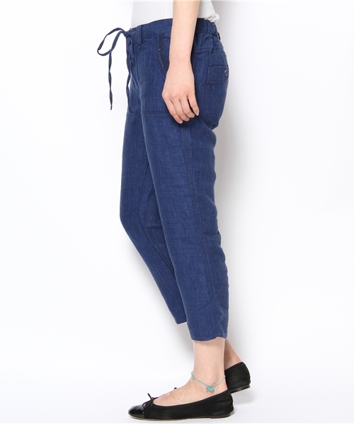 coen（コーエン）の「フレンチリネンイージーパンツ（その他パンツ・レディース・Navy/Nat・MEDIUM/LARGE）」の4枚目の写真