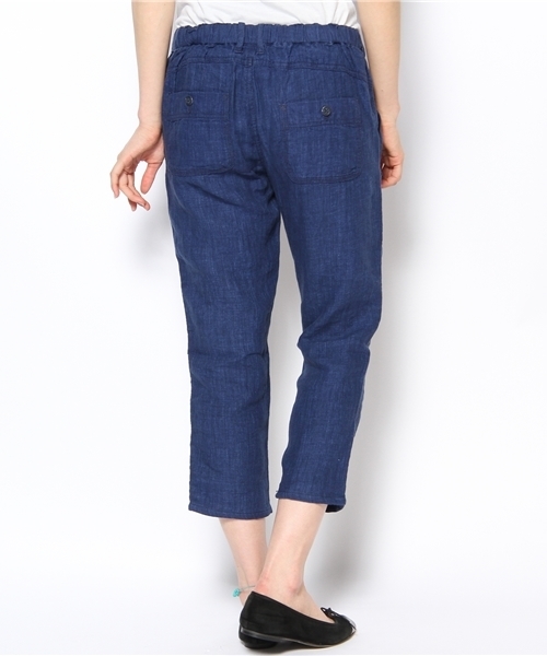 coen（コーエン）の「フレンチリネンイージーパンツ（その他パンツ・レディース・Navy/Nat・MEDIUM/LARGE）」の5枚目の写真