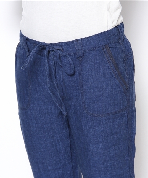 coen（コーエン）の「フレンチリネンイージーパンツ（その他パンツ・レディース・Navy/Nat・MEDIUM/LARGE）」の6枚目の写真