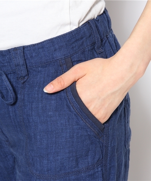 coen（コーエン）の「フレンチリネンイージーパンツ（その他パンツ・レディース・Navy/Nat・MEDIUM/LARGE）」の8枚目の写真