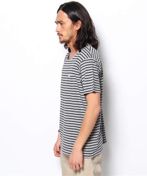 EEL(イール)の「陶器釦のポケTEE2013(Tシャツ/カットソー・メンズ・ホワイト系その他/グレー系その他・LARGE/MEDIUM/SMALL)」の3枚目の写真