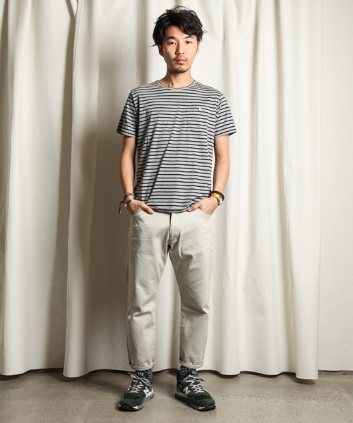 EEL(イール)の「陶器釦のポケTEE2013(Tシャツ/カットソー・メンズ・ホワイト系その他/グレー系その他・LARGE/MEDIUM/SMALL)」の9枚目の写真
