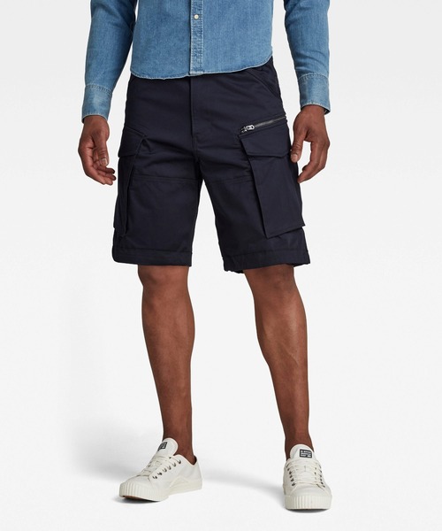 G-STAR（ジースター）の「ROVIC RELAXED SHORT/ジップディテールリラックスカーゴショートパンツ（その他パンツ・メンズ・ブラック/ネイビー/カーキオリーブ/ベージュ・32inch/30inch/28inch/34inch/31inch/29inch/27inch/33inch/36inch）」の22枚目の写真