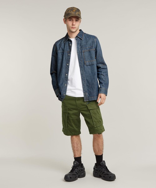 G-STAR(ジースター)の「ROVIC RELAXED SHORT/ジップディテールリラックスカーゴショートパンツ(その他パンツ・メンズ・ブラック/ネイビー/カーキオリーブ/ベージュ・32inch/30inch/28inch/34inch/31inch/29inch/27inch/33inch/36inch)」の22枚目の写真