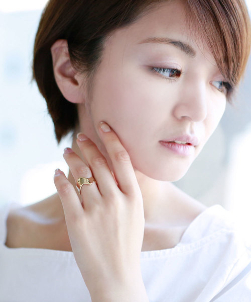 colleca la(コレカラ)の「ワイドウェーブリング(リング・レディース・シルバー/ゴールド・FREE)」の9枚目の写真