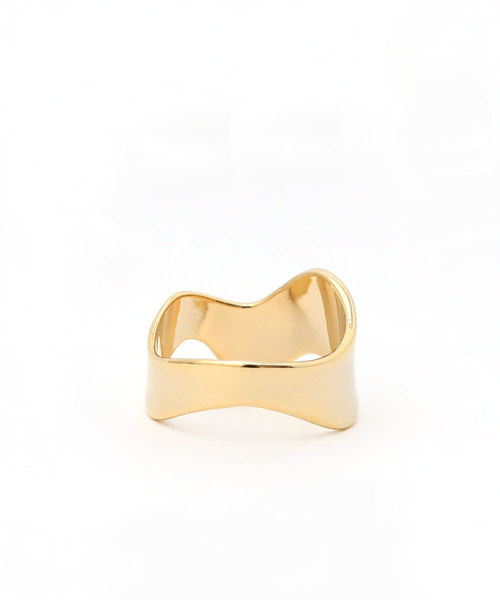 colleca la(コレカラ)の「ワイドウェーブリング(リング・レディース・シルバー/ゴールド・FREE)」の7枚目の写真