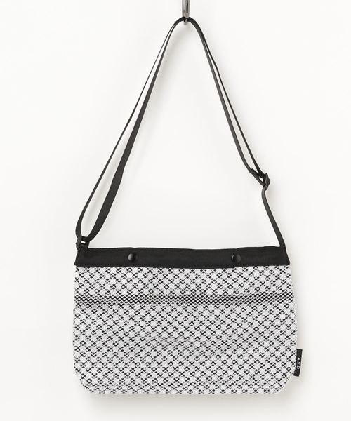 WEGO（ウィゴー）の「WEGO/巾着メッシュサコッシュ（ショルダーバッグ・レディース・ブラック/その他1・FREE）」の7枚目の写真
