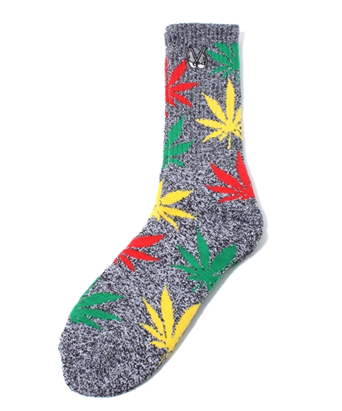 BEAMS（ビームス）の「HUF×SNOOP DOGG / CREW SOX（ソックス/靴下・メンズ・ブラック/ネイビー/パープル・ONE SIZE）」の2枚目の写真