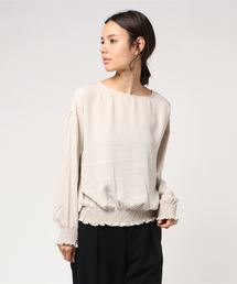AMERICAN HOLIC | シャーリングブラウス(シャツ/ブラウス)