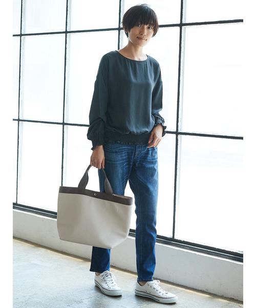 AMERICAN HOLIC（アメリカンホリック）の「シャーリングブラウス（シャツ/ブラウス・レディース・アイボリー/ブラック/ベージュ・FREE）」の11枚目の写真