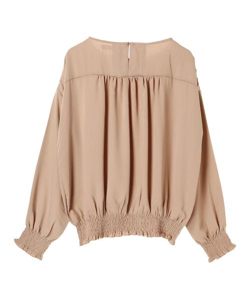 AMERICAN HOLIC（アメリカンホリック）の「シャーリングブラウス（シャツ/ブラウス・レディース・アイボリー/ブラック/ベージュ・FREE）」の12枚目の写真