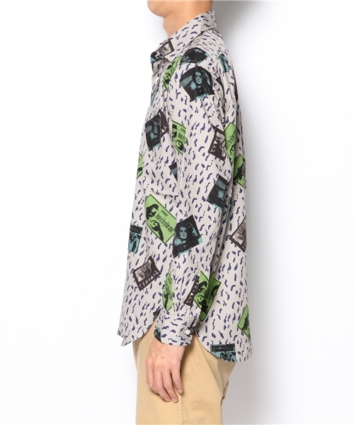 BEAMS（ビームス）の「□C.E / NOISY COLLAGE SHIRTS（シャツ/ブラウス・メンズ・チャコールグレー・MEDIUM）」の2枚目の写真