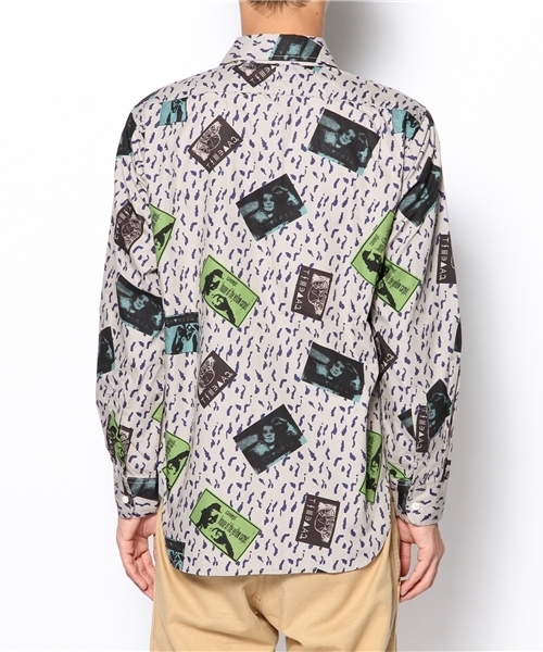 BEAMS（ビームス）の「□C.E / NOISY COLLAGE SHIRTS（シャツ/ブラウス・メンズ・チャコールグレー・MEDIUM）」の3枚目の写真