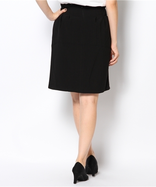 WHO'S WHO gallery（フーズフーギャラリー）の「タックギャザーコクーンスカート（スカート・レディース・ブラック/グレー/ワインレッド/ネイビー/その他・FREE）」の8枚目の写真