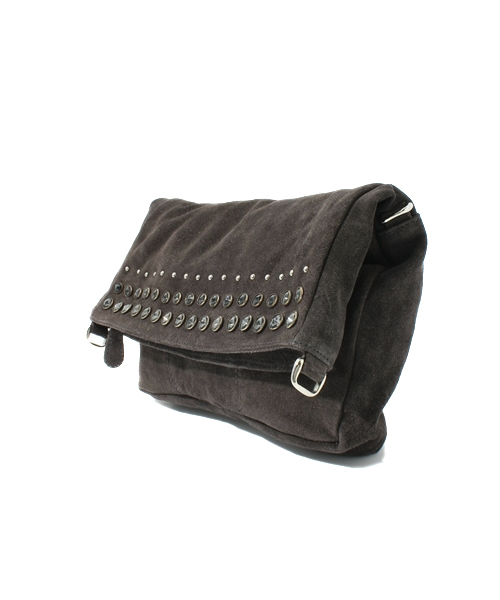 NANO universe（ナノユニバース）の「スタッズクラッチ（クラッチバッグ・レディース・グレー/ブラウン・FREE）」の6枚目の写真
