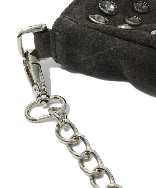 NANO universe（ナノユニバース）の「スタッズクラッチ（クラッチバッグ・レディース・グレー/ブラウン・FREE）」の8枚目の写真