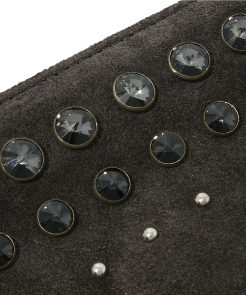 NANO universe（ナノユニバース）の「スタッズクラッチ（クラッチバッグ・レディース・グレー/ブラウン・FREE）」の12枚目の写真