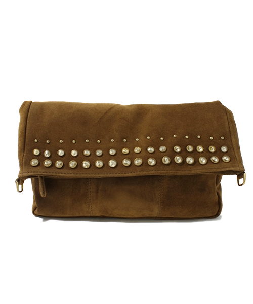 NANO universe（ナノユニバース）の「スタッズクラッチ（クラッチバッグ・レディース・グレー/ブラウン・FREE）」の13枚目の写真