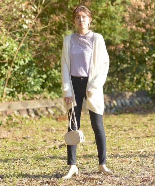 rps（アールピーエス）の「総レースプチハイネックブラウス（シャツ/ブラウス・レディース・オフホワイト/ホワイト系その他2/ブラック/ブラック系その他2/ラベンダー・M）」の12枚目の写真