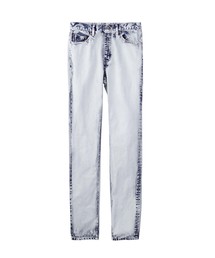 BLEACHED DENIM 5POCKET PANTS