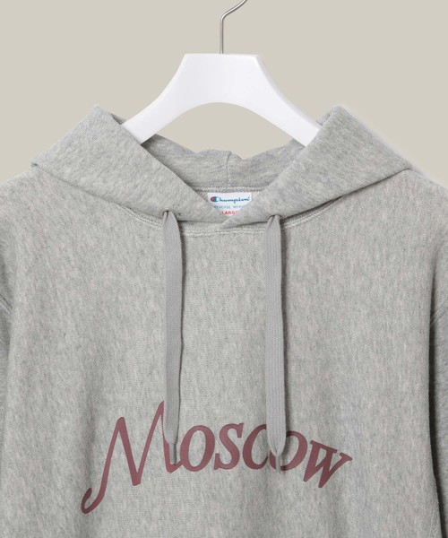 Champion（チャンピオン）の「【Champion】別注 ロゴプリントパーカー（パーカー・メンズ・ライトグレー/ブラック/グレー/オレンジ/ブラック系その他/オレンジ系その他・LL/M/L）」の11枚目の写真