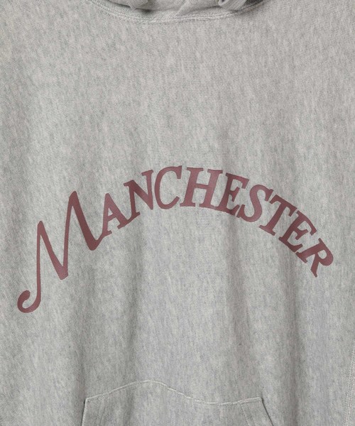 Champion（チャンピオン）の「【Champion】別注 ロゴプリントパーカー（パーカー・メンズ・ライトグレー/ブラック/グレー/オレンジ/ブラック系その他/オレンジ系その他・LL/M/L）」の12枚目の写真