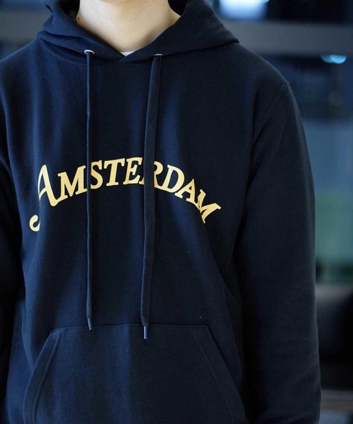 Champion（チャンピオン）の「【Champion】別注 ロゴプリントパーカー（パーカー・メンズ・ライトグレー/ブラック/グレー/オレンジ/ブラック系その他/オレンジ系その他・LL/M/L）」の21枚目の写真