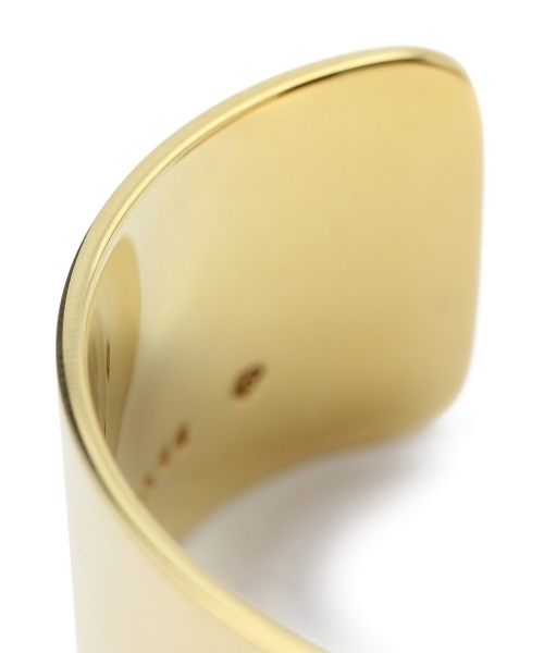 BEAMS BOY（ビームスボーイ）の「ΠBEAMS BOY / BRASS スーパーワイドバングル（バングル/リストバンド・レディース・イエロー系その他・ONE SIZE）」の5枚目の写真