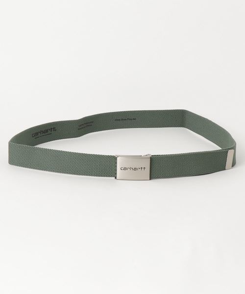 Carhartt WIP（カーハートダブリューアイピー）の「CLIP BELT CHROME（ベルト・メンズ・カーキ/オレンジ/ブルー/ブラック/エメラルドブルー/カモフラージュ・ONE SIZE）」の3枚目の写真