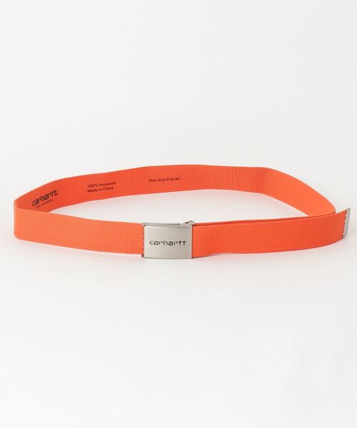 Carhartt WIP（カーハートダブリューアイピー）の「CLIP BELT CHROME（ベルト・メンズ・カーキ/オレンジ/ブルー/ブラック/エメラルドブルー/カモフラージュ・ONE SIZE）」の6枚目の写真