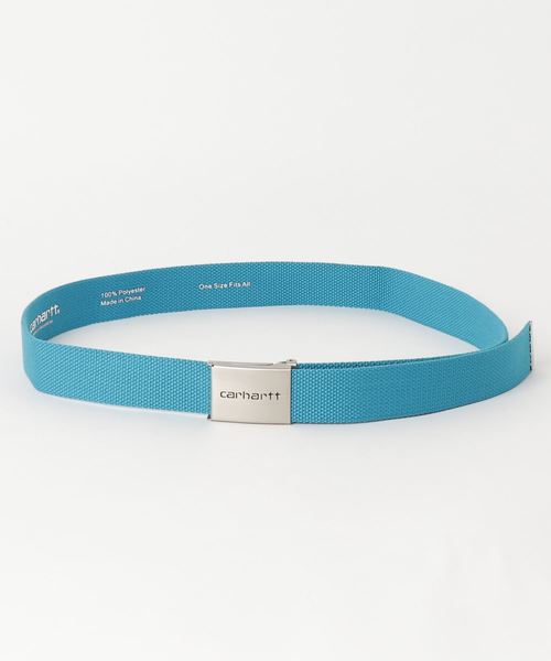 Carhartt WIP（カーハートダブリューアイピー）の「CLIP BELT CHROME（ベルト・メンズ・カーキ/オレンジ/ブルー/ブラック/エメラルドブルー/カモフラージュ・ONE SIZE）」の4枚目の写真