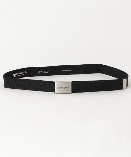 Carhartt WIP（カーハートダブリューアイピー）の「CLIP BELT CHROME（ベルト・メンズ・カーキ/オレンジ/ブルー/ブラック/エメラルドブルー/カモフラージュ・ONE SIZE）」の2枚目の写真