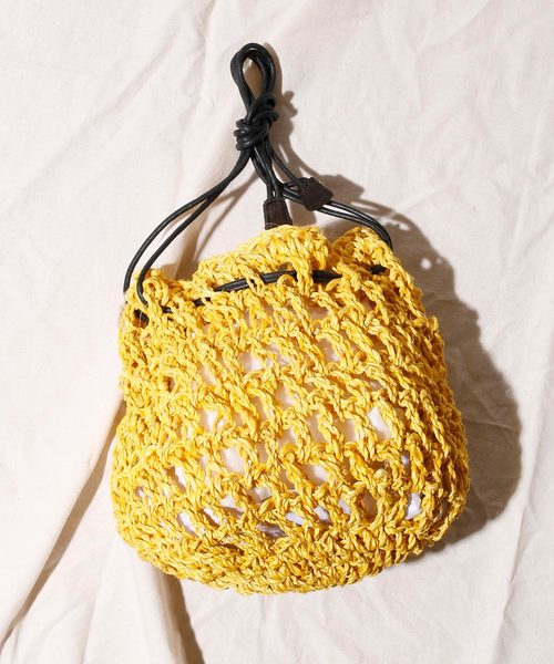 Bagmati バグマティー メッシュ巾着ミニバッグ エコバッグ カゴバッグ k19 05 かごバッグ The Bagmati ザバグマティ のファッション通販 Zozotown