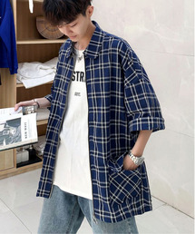 SACAI ブルゾン　スウィングトップ　チェック　水色 SACAI ブルゾン スウィングトップ チェック 水色 SACAI ブルゾン