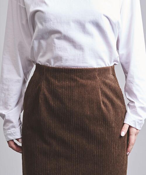 UNITED ARROWS（ユナイテッドアローズ）の「UWSC コーデュロイ タイトスカート†◆（スカート・レディース・ブラック/オフホワイト/ライム/ダークブラウン/ライラック/その他2・38/36/40）」の15枚目の写真