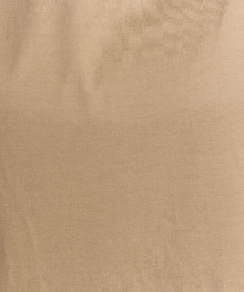 BEAUTY&YOUTH UNITED ARROWS（ビューティーアンドユースユナイテッドアローズ）の「BY コットン天竺スリットノースリーブワンピースо（ワンピース・レディース・ベージュ/ホワイト/ブラック・FREE）」の5枚目の写真