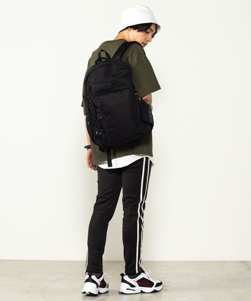 WEGO（ウィゴー）の「WEGO/11ポケットリュック（バックパック/リュック・メンズ・ブラック系その他/ブラック・FREE）」の4枚目の写真