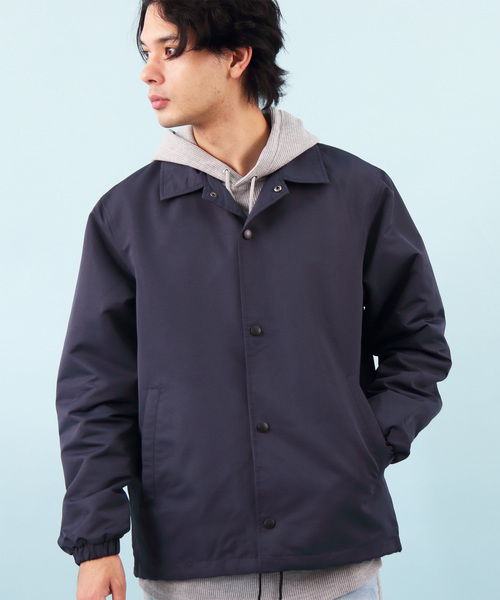 8(eight)(エイト)の「タスラン コーチジャケット(ナイロンジャケット)」|ネイビー