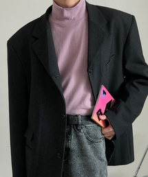 ビッグシルエットタートルネックプルオーバーカットソー CT0951 【MASONPRINCE】