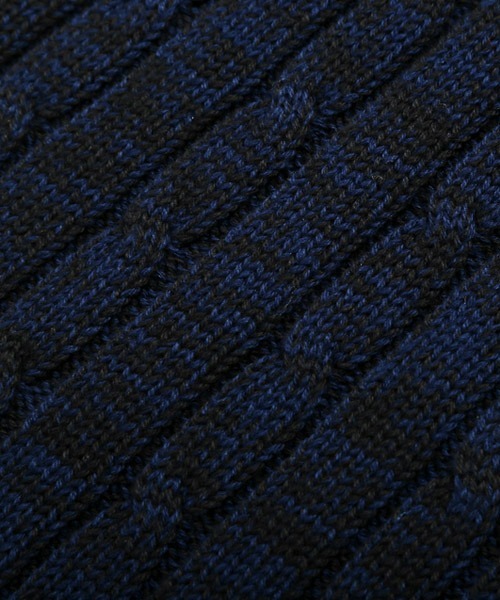 LUXSTYLE(ラグスタイル)の「タートルネックニット(ニット/セーター・メンズ・ホワイト/ブラック/ネイビー/グレー/ブラック系その他・L/XL/M/S)」の18枚目の写真