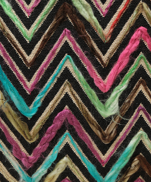 ROSE BUD(ローズバッド)の「(FF BAGS)FFC1119 ZIGZAG KNIT CLUTCH BAG(クラッチバッグ・レディース・マルチ・ONE SIZE)」の4枚目の写真