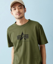 Alpha Industries/アルファインダストリーズ A-MARK PRINT T SHIRT 半袖ロゴTシャツ