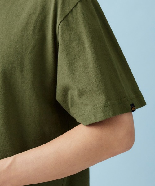 Alpha Industries(アルファインダストリーズ)の「Alpha Industries/アルファインダストリーズ A-MARK PRINT T SHIRT 半袖ロゴTシャツ(Tシャツ/カットソー・メンズ・ホワイト/ブラック/ネイビー/オレンジ/グリーン系その他・L/S/M)」の17枚目の写真