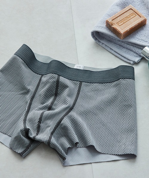 ヘリンボーンジャカード メンズパンツ ボクサーパンツ Une Nana Cool ウンナナクール のファッション通販 Zozotown