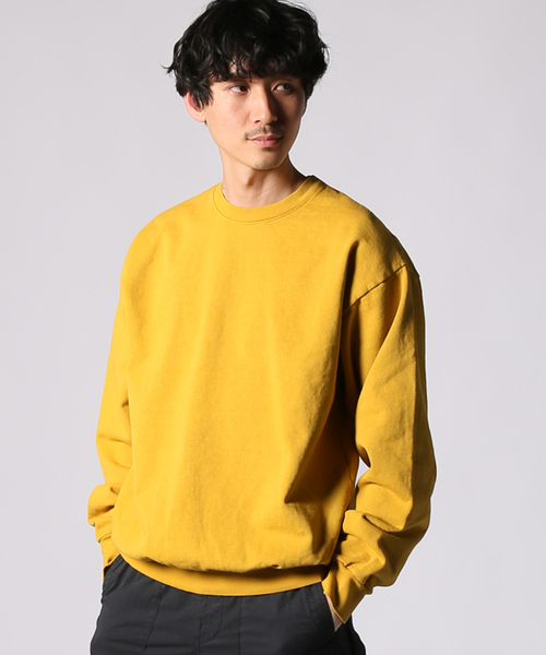 JOURNAL STANDARD(ジャーナルスタンダード)の「【LA APPAREL / ロサンゼルスアパレル】14oz. Garment Dye Heavy Fleece Pullo(スウェット・メンズ・イエロー/ブラック/ベージュ・MEDIUM/LARGE/X-LARGE/SMALL)」の3枚目の写真