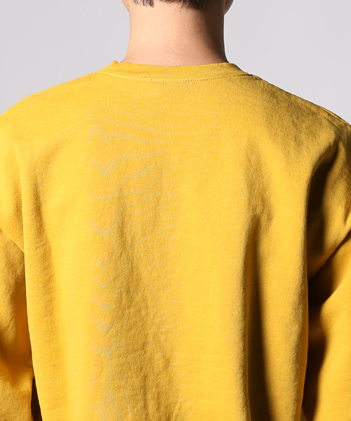 JOURNAL STANDARD(ジャーナルスタンダード)の「【LA APPAREL / ロサンゼルスアパレル】14oz. Garment Dye Heavy Fleece Pullo(スウェット・メンズ・イエロー/ブラック/ベージュ・MEDIUM/LARGE/X-LARGE/SMALL)」の9枚目の写真